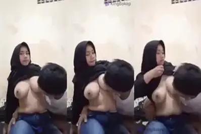 Ngisep Tetek Perempuan Jilbab Tobrut